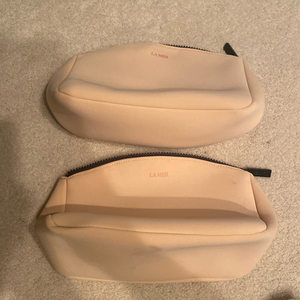 2 La Mer Cosmetic Bags